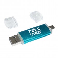 1GB USB Flash Drive with Micro Adapter